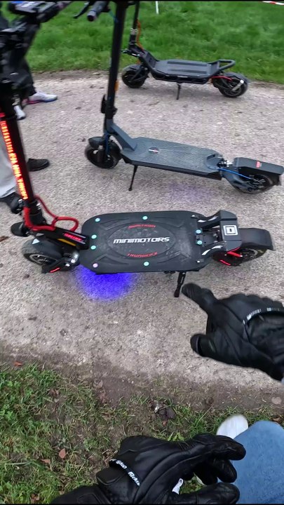 Course épique en trottinette électrique Dualtron Thunder  Nami Burn E-2 Max Kingsong N12 Pro !!!!!!!!