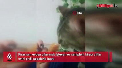 İzmir'de ev sahibi dehşeti! Kiracı çift çivili sopalarla darp edildi
