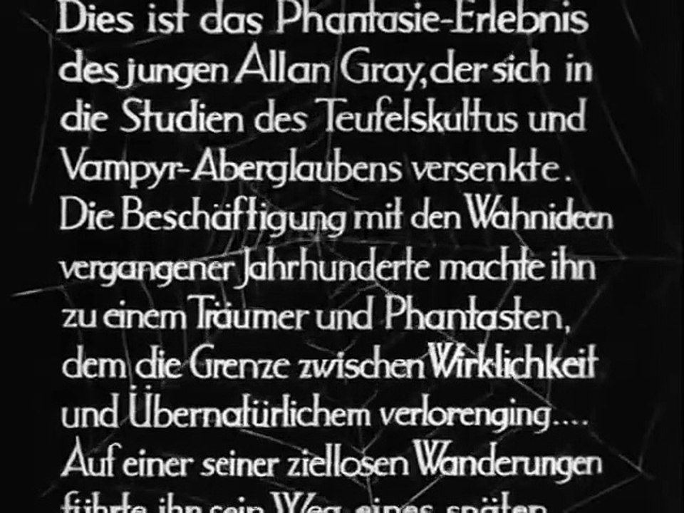 Vampyr; Der Traum des Allan Gray (1932) - Kompletter film