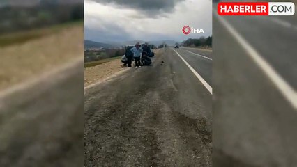 Bolu'da Takla Atan Otomobilde Bir Kişi Ağır Yaralandı