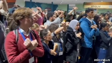 COP29, a Baku manifestazione contro la bozza di accordo per il clima