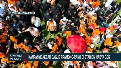 Kampanye Akbar di Stadion Madya GBK, Pramono-Rano Yakin Bisa Menang 1 Putaran