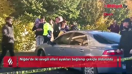 İki sevgili elleri ayakları bağlanıp çekiçle öldürüldü