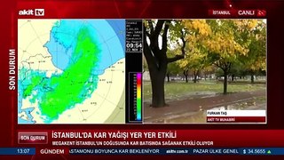 İstanbul'da sağanak etkili oluyor