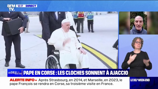 Pape en Corse: Il aime beaucoup les traditions populaires et en Corse, il y en a beaucoup , soulève François-Xavier Bustillo, cardinal d'Ajaccio