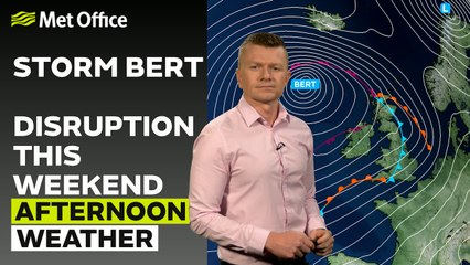 Met Office Afternoon Weather Forecast 23/11/24 – Unsettled for most