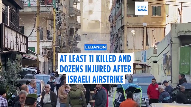 At least 11 killed and dozens injured in Israeli strikes on Beirut as diplomats push for ceasefire