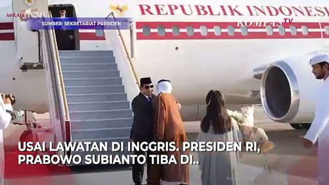 Kunjungan ke Abu Dhabi, Pesawat Prabowo Dikawal Empat Jet Tempur saat Lewati Langit UEA