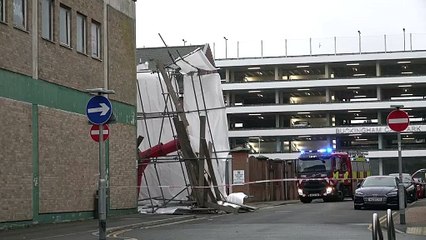 Storm Bert: Road in Sussex closed after scaffolding collapse as 'havoc' reported across UK