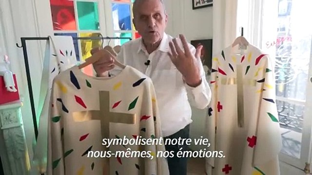 Chevaleresques, humbles et colorées: Castelbajac dévoile les tenues liturgiques de Notre-Dame