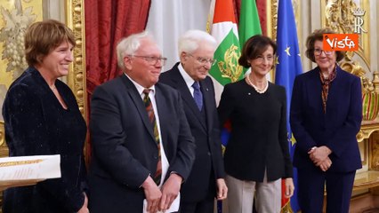 Matterella consegna i premi Balzan in Quirinale