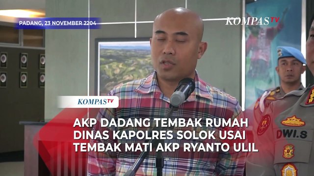 Terkuak! AKP Dadang Tembak Rumah Dinas Kapolres Solok Usai Tembak Mati AKP Ryanto Ulil