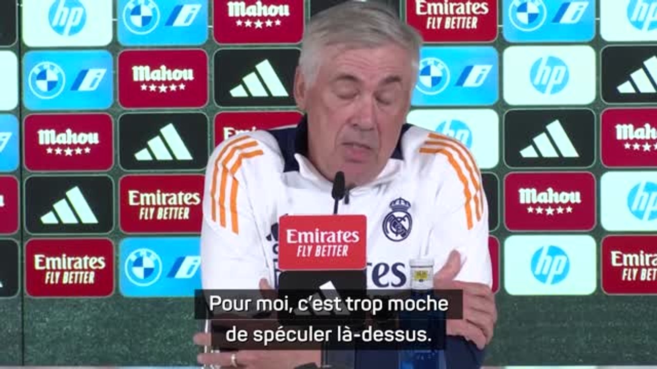 Real Madrid - Ancelotti : "Des problèmes mentaux pour Mbappé ? C'est trop moche de spéculer là-dessus"