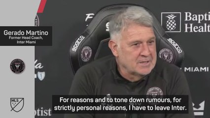 Martino leaves Inter Miami after best moment with Messi
