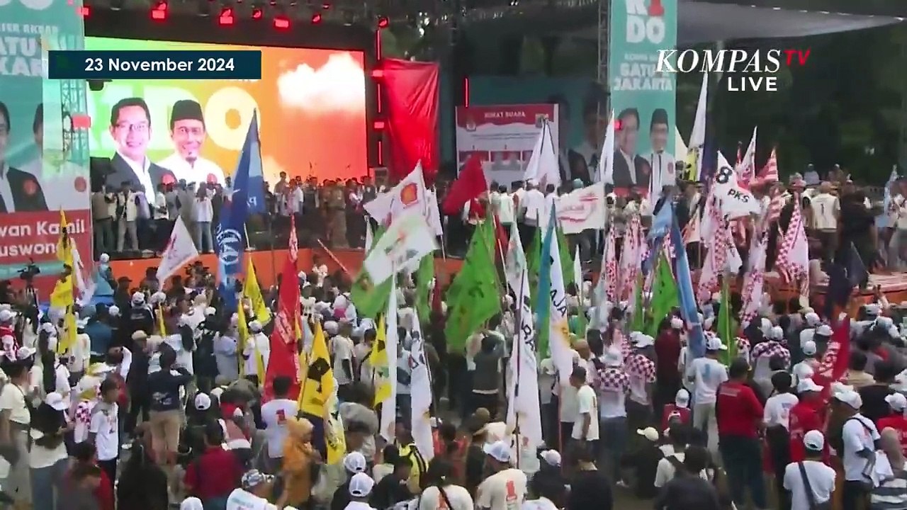 [FULL] Orasi Ridwan Kamil-Suswono di Kampanye Akbar Pilkada Jakarta, Janji Tuntaskan Masalah Jakarta