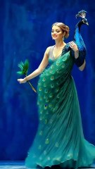 Transformation from Girl to Peacock Magic!
