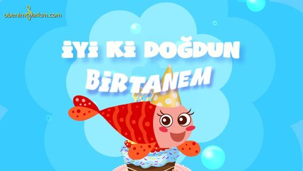 İyi ki Doğdun BİRTANEM - İsme Özel Kırmızı Balık Doğum Günü Şarkısı