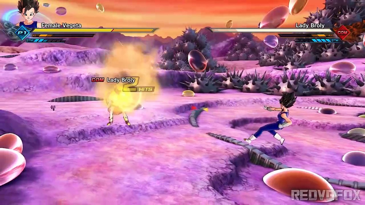 FEMALE  VEGETA  VS LADY  BROLY - DB; Xenoverse 2 Mods