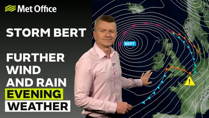 Met Office Evening Weather Forecast 23/11/24 – Strong winds and rain