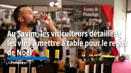 Au Savim, les viticulteurs détaillent les vins à mettre à table pour le repas de Noël