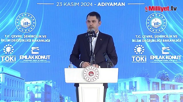 Bakan Kurum 4 ayda 5. kez Adıyaman’da! Yıl sonuna kadar 50 bin konut teslim edilecek