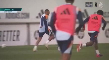 ¡Lo de Mbappé es impresionante!: la brutal arrancada del francés en el entrenamiento para marcar un gol de fantasía