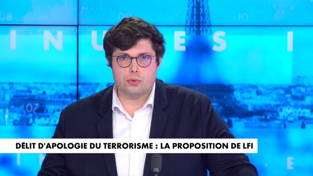 Kevin Bossuet revient sur la proposition d'abroger le délit d'apologie du terrorisme par LFI