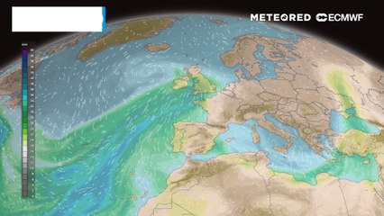 Rio atmosférico reforçará a chuva gerada por Bert amanhã e segunda-feira em Portugal