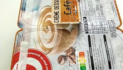 AUCHAN Crème dessert au café 4x125g