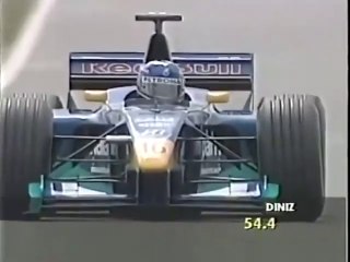 F1 – Pedro Diniz (Sauber Ferrari V10) lap in qualifying – Great Britain 2000