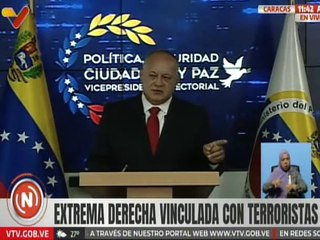 Vpdte. Sec. Cabello expresó que el armamento decomisado “ha sido una gran baja para ellos”