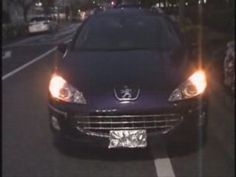 Peugeot 407 SW at night ( in Japan )