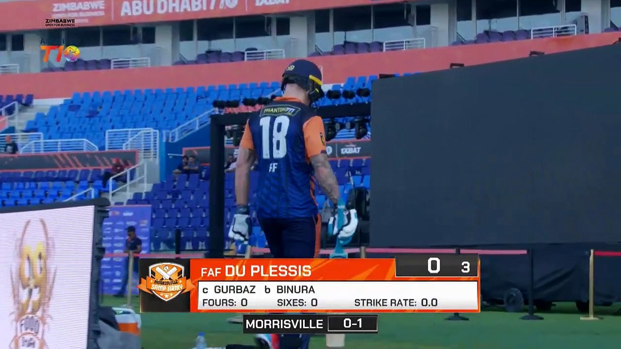 2024 Abu Dhabi T10 I Match 8 Highlights_ Morrisville Samp Army vs UP Nawabs _ Season 8