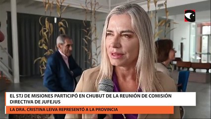 El STJ de Misiones participó en Chubut de la reunión de comisión directiva de Jufejus