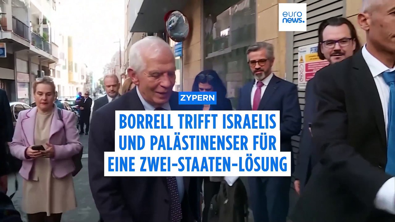 Josep Borrell auf der Suche nach Frieden für Nahost