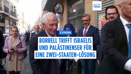 Josep Borrell auf der Suche nach Frieden für Nahost