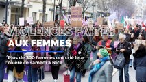 Violences faites aux femmes: plus de 300 femmes ont manifesté à Nice
