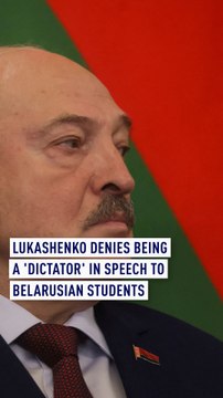 Lukashenko Denies Being a 'Dictator' in Speech to Belarusian Students