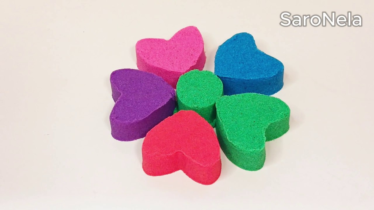 Very Satisfying and Relaxing Compilation Kinetic Sand ASMR  Satisfying Video Kinetic Sand Cutting ASMR