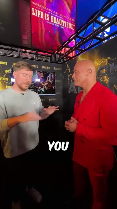 The Rock Vs MrBeast For $100,000