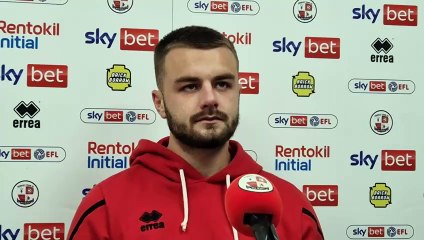 Crawley Town defender Charlie Barker on Reds win over Rotherham United