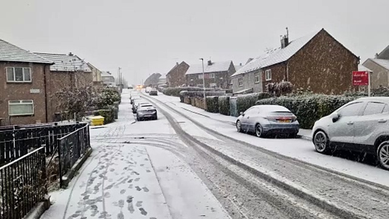 Weather: Snowfall in Edinburgh and South Lanarkshire