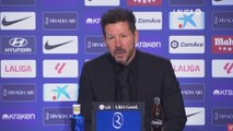 Simeone se emociona en rueda de prensa al hablar de sus 700 partidos
