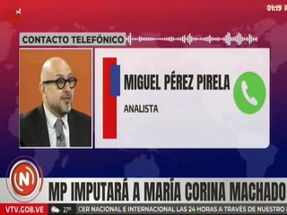 Analista Miguel Pérez: La oposición se ha mantenido durante 25 años en una constante conspiración