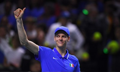 Sinner powers champions Italy back into Davis Cup final