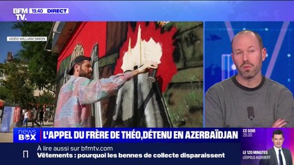 "Il est très inquiet": le témoignage de Charlie, frère de Théo Clerc, emprisonné en Azerbaïdjan pour un graffiti