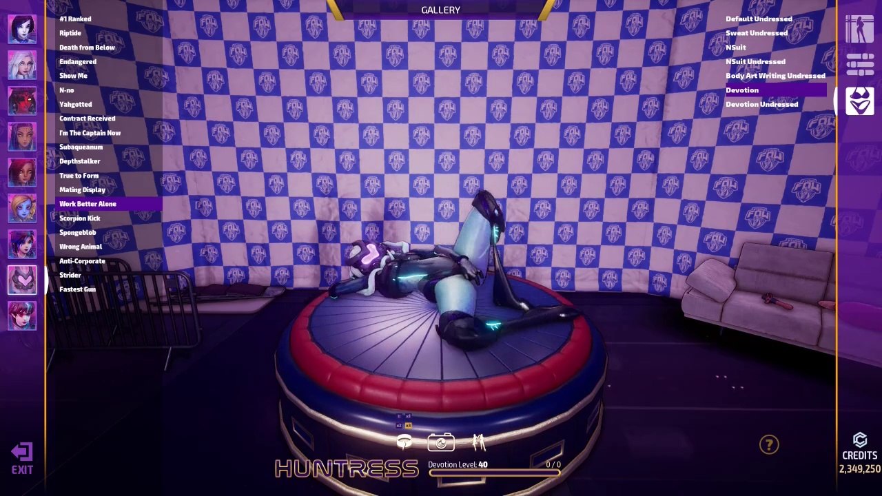 huntress all pose/devotion outfit subverse