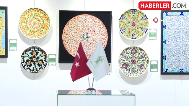 Emine Erdoğan, Çınar Uluslararası Kültür ve Sanat Derneği'nin karma sergisinin açılışını yaptı