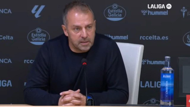 Rueda de prensa de Hansi Flick Celta vs Barcelona