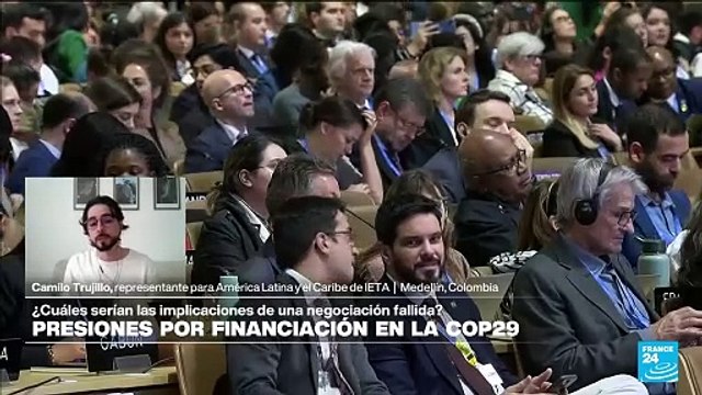 Camilo Trujillo: Con financiamiento propuesto en COP29 por países ricos nos quedamos cortos